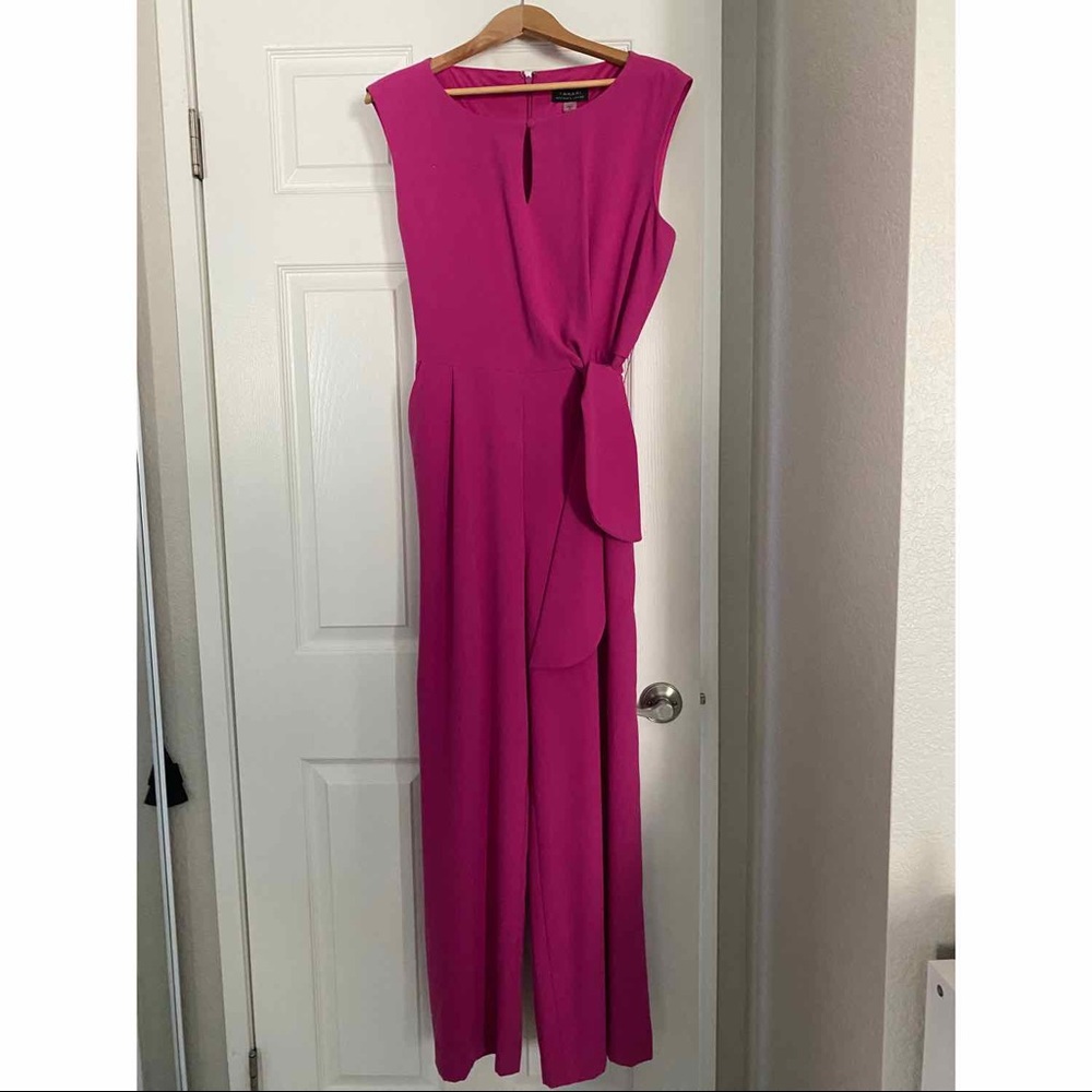 🆕 Tahari ASL Pink Jumpsuit
